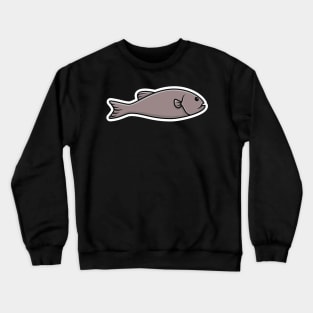 Cute Fish cartoon vector illustration. Animal nature icon concept. Restaurant sea food vector design. Crewneck Sweatshirt